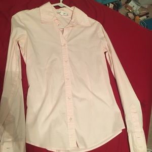 Light pink Calvin Klein button up blouse